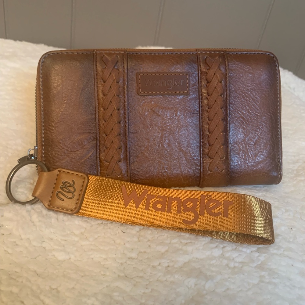 Wrangler Tan Leather Wallet